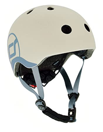 Scoot & Ride Kinder Fahrradhelm, Ash, 45 bis 51cm