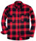 siliteelon Flannel Shirt Men Cotton Country Checked Men's Shirt Black Red Regular fit Plaid Shirt Casual Lumberjack Shirt for Men Western Work