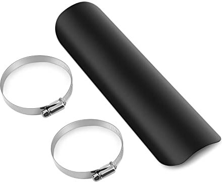 Hitzeschild, Hitzeschutz, Motorrad-Auspuffblende, Abdeckung für Auspuff, thermischer Abgasschlauch (schwarz)