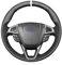 MEWANT Lenkradbezug für Ford Mondeo 2014-2020 / Edge 2015-2020 / Galaxy 2015-2020 / S-Max 2015-2020 Lenkradhülle Handgenähte Customized aus Echtleder & Wildleder Lenkrad Wrap