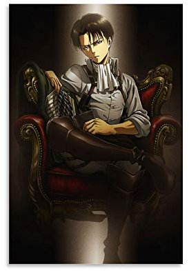 Yuhui Levi Ackerman Poster Dekorative Malerei Leinwand Wandkunst Wohnzimmer Poster Schlafzimmer Gemälde 20 x 30 cm