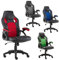 Yellowshop. - Poltrona da Gaming e/o ufficio sedia gioco girevole rotelle studio mod. Adam (Nero/Rosso)