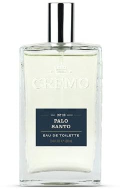 CREMO Eau de Toilette pour Homme 100ml Palo Santo - Parfum boisé - Cadeau pour Homme