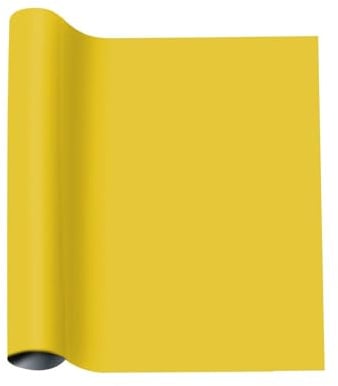 plottiX Wandtattoo Vinylfolie - 31,5cm x 1m - Gelb