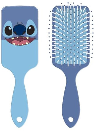 Disney Lilo und Stitch Haarbürste, Kamm Stitch Rechteckig, Mädchen Haarschmuck, Entwirrungskamm, Anti-Pull-Bürste, Geschenk für Frauen, Mädchen und Jugendliche
