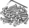 Nutmanel Tornillos de 1/4 Tornillos de cámara 25pcs Convertidor Tornillos roscados con una llave pequeña