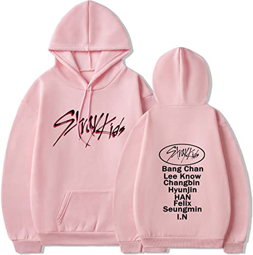 Flyself Unisex Kpop Kapuzenpullover Langarm Hoodies Sweatshirts Pullover Jumper Hip Hop Tops Bang Chan Changbin Hyunjin Felix Seungmin Jeongin Jisung Minho Woojin