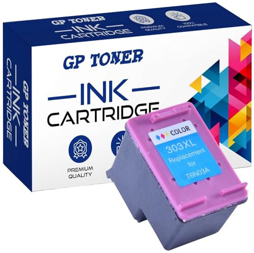 GP TONER Druckerpatronen Ersatz für HP 303 303XL Tintenpatronen für HP Envy Photo 6220, 6230, 6232, 6234, 7130, 7132, 7800, 7830, 7834, Tango (303XL Farbig)