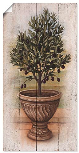 ARTLAND Wanddeko Poster & Kunstdrucke Wandposter 50x100 cm Hochformat Pflanzen- & Blumen Pflanzen Topfpflanze U0PU