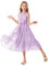 GRACE KARIN Vestido Lila Elegante para Niña Fiesta Ceremonia Boda Dama de Honor Niña 12 Años Carnaval Cóctel Bailarina 12 Años