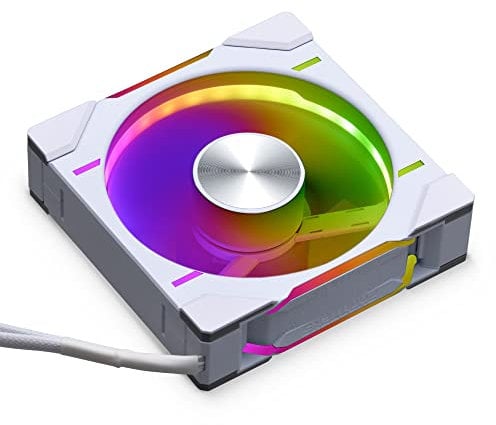 Phanteks D30-120 White Premium D-RGB Performance Fan - 30mm Thick, Linkable Design
