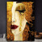 ZAYEN Goldene Tränen von Gustav Klimt Leinwandmalerei, Wandkunst, berühmte Reproduktion, Gemälde, Posterdrucke für Wohnzimmer, Wohnkultur, 60 x 90 cm, rahmenlos