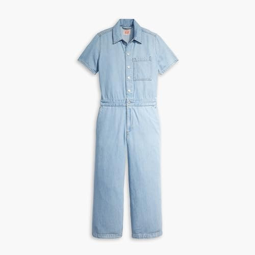 Levi's Short-Sleeve Heritage Jumpsuit, Tuta Donna, Glad To Meet You, M