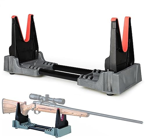 QCHIAN Banc et Support de Fusil, Support de Gamme de Fusil de Chasse Compact, Nettoyage et Entretien des Armes à feu, Accessoires for Armes de Poing