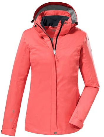 killtec Damen Funktionsjacke/Outdoorjacke mit abzippbarer Kapuze