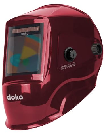 DOKA Careta Soldar Automatica 103x90 mm DIN 16 DIN 3/4-8/9-13 Real Color Mascara Soldar Mascara Soldar Automatica Mascara Soldar Mascara de Soldar MMA|MIG|MAG|TIG|ARC Careta de Soldar Careta ULTIMA10