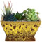 ARTKETTY Vasi per piante, grandi vasi per piante grasse con drenaggio, vasi in ceramica per interni ed esterni, per piante di cactus, bonsai, fioriere smaltate, contenitore per scrivania, decorazione