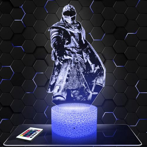 Lampe Dark S deko Zimmer Junge Lampe 3D Dark Sobjekt Gaming Gamer Videospiele Geschenk gedämpftes Licht Nachtlicht deko Büro. Eigenartig Geschenk Weihnachten Teenager
