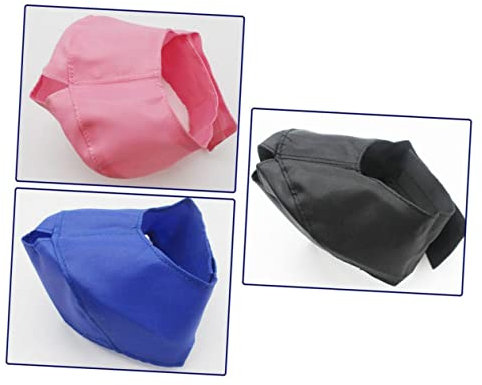 Didiseaon Cat Muzzle for Grooming Pet Eye Mask Bite Patch Eye Blindfold Cat Accessories Size s