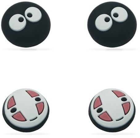 MatoSan 4 tappi in silicone per Thumbstick – Compatibile con controller portatili, modelli Steam Deck & Lite – Protezione Thumbstick & Grip accessori – Inserti Joystick colorati (bandai)