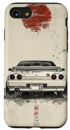iPhone SE (2020) / 7 / 8 Vintage Retro JDM Legendary Gt r 32 Skyline Case