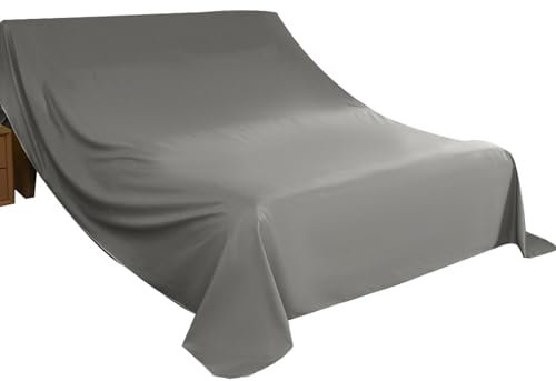 Deewar Staubschutz-Polsterstoff, große Polyester-Möbel-Staubschutzfolie – Haushalts-Heimwerker-Staubschutz für Schrank, Stuhl, Bett, Sofa, Tisch