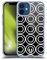 Head Case Designs Doppelkreise Schwarz-Weiss Muster Gelhülle [Militärischer Schutzgrad] Kompatibel Mit Apple iPhone 12 Mini Und Kompatibel Mit MagSafe