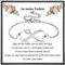 CERSLIMO Geschenke für Tochter von Mama Armband Unendlichkeitszeichen Silber 925 mit Herz Zirkonia Infinity Schmuck Geburtstagsgeschenk mit Geschenkbox Karte