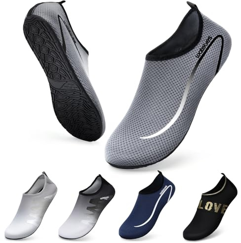 Swim Water Shoes Aqua Socks Barefoot for Sea Beach Swimming Shoes Pool Ladies Women Mens