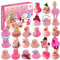 Weihnachtskalender Kleine Enten - Weihnachts-Countdown-Kalender Ente, Countdown-Countdown Enten Miniatur-Weihnachts-Adventskalender 2024 | Haushalts-Sammelfiguren, Ornamente