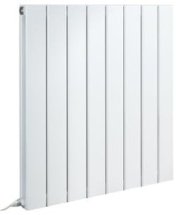 Orion Aluminium Designer Radiators Electric Heater Horizontal White Double Panel - 588 x 600mm - 500W PTC
