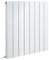 Orion Aluminium Designer Radiators Electric Heater Horizontal White Double Panel - 588 x 600mm - 500W PTC