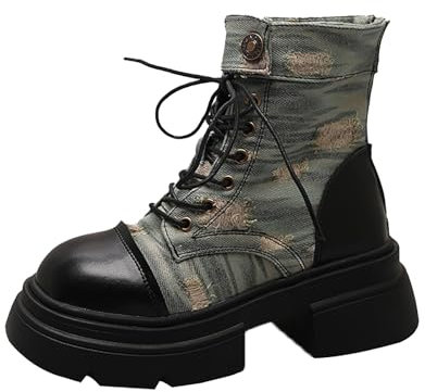 on schuhe damen sale Cowboystiefel Damen Stylisch & Praktisch Winterstiefel Elegant Klobiger Blockabsatz Spitze Zeh sneaker sale artikel unter 1 euro