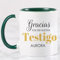 Wanapix | Taza Personalizada para Regalo de Boda | Detalles Boda para Invitados | Testigo | Taza Cerámica | 325 ml