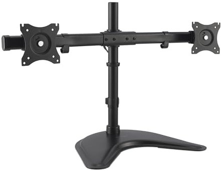 Kensington K58271WW SmartFit Ergo Freestanding Dual Monitor Mount Adjustable Dual Monitor Stand, Ergonomic Computer PC Sceen Stand, Supports up to 27 monitor (up to 10kg), VESA 75/100 mm