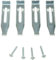 KGA SUPPLIES Fixing Bracket Installation Kit Compatible with Smeg Hob 698290402