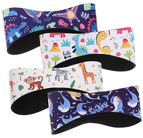 HEMOTON 4pièces Bandeau Piscine Pour Protection Des Oreilles Bandeau De Natation Élastique Pour Femmes Lot De Bandeaux De Douche