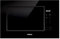 EDESA Microondas De Encastre EMW-2021-IG BK Sin Marco Gran Capacidad 20 Litros Potencia Grill 800W Descongelación 5 Funciones Botón Inicio Rápido Instalación Mueble Alto Acabado Negro
