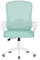 naspaluro Silla Oficina, Silla Ergonomica Escritorio con Funda De Malla, Soporte Lumbar Único, Cojín De Asiento Engrosado, Silla Oficina De Altura Ajustable para Oficina En Casa, Estudio,Verde