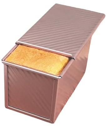 Genérico Bandeja para Pan con Tapa para Hornear,Moldes Para Hornear Pan - Recipiente Reutilizable Resistente Al Calor Para Postres s Y Comidas
