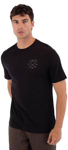 Hurley Herren Evy Short Sleeve Tee T-Shirt (1er Pack)