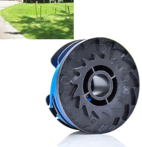 Ersatz Doppelfaden Trimmerspule 1,6mm Schnur 2x5m passend für Wolf GT840 GT850 GT F10 Modelle ab 2013, langlebige kompatible Fadenspule