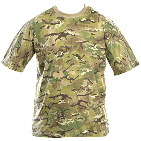 Kombat UK Men Adult Camo T-shirts - BTP (British Terrain Pattern), Medium