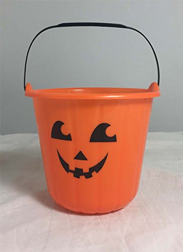 Halloween Pumpkin Candy Sweet Bucket 18cm