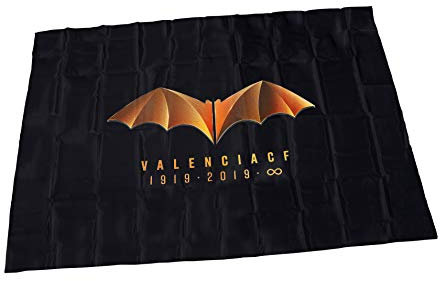 Valencia CF Banval Bandera Centenario, Adultos Unisex, Negro, 150 x 100 cm