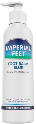 Imperial Feet Foot Balm Blue for Dry Feet Skin Remover-150ML Honey Balm Hard Skin Remover Foot-Cracked Heel Repair Cream-Athletes Foot Cream-Heel Balm for Soft, Smooth, Moisturize & Soothes Dry Skin