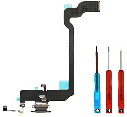 The Perfect Part Dock Connector Replacement Compatible with iPhone Xs 5.8 Inch Charging Port Flex incl. Screwdriver (Space Gray)