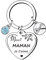 LKJHGF Cadeau de Maman Porte-clés de Maman d'anniversaire Cadeau fête des mères pour Maman «Merci Maman Je t'aime» Cadeau d'anniversaire
