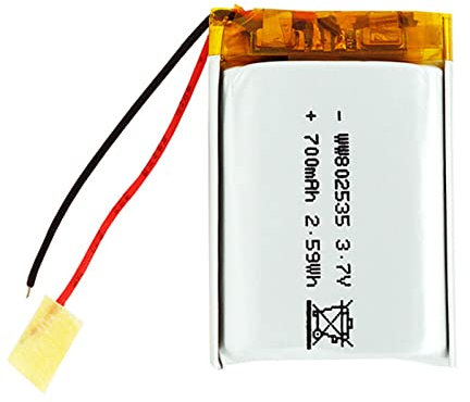 FREEDOH 3,7V 700mAh 802535 Wiederaufladbarer Lithium-Polymer-ionen-akku Lithium-ionen-Polymer-akku Für MP3/GPS Mit Protection Board (2 Stück)