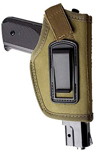 Generisch FJJ-CHILUN, 1 stück Taktische Nylon Holster verborgene tragen Holster gürtel Clip Airsoft Gun Holster for Geile 17 19 SIG SAUER P226 Beretta 92 Colt 1911 (Farbe : Grün)